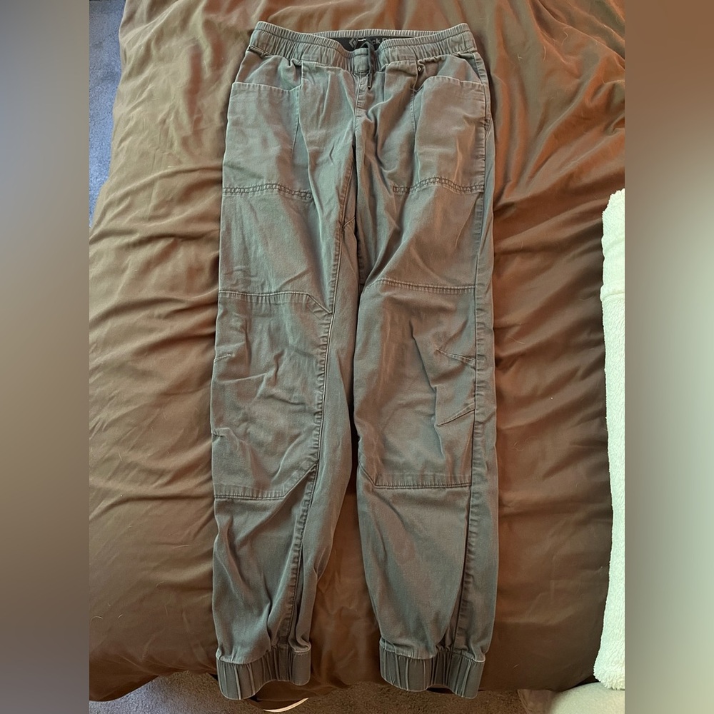 Black Diamond Charcoal Elastic Waist Pants